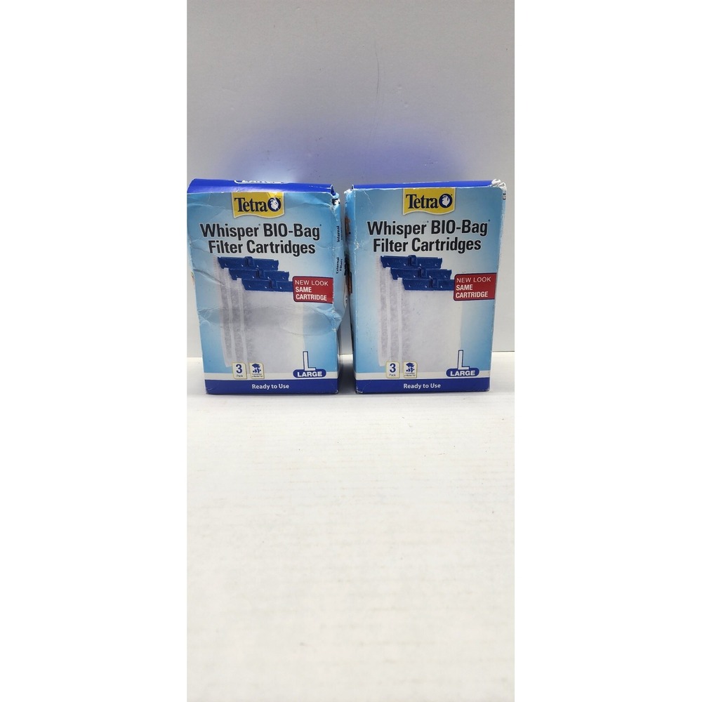 Tetra Whisper Bio-Bag Filter Cartridge Disposable Size Large 6 Piece